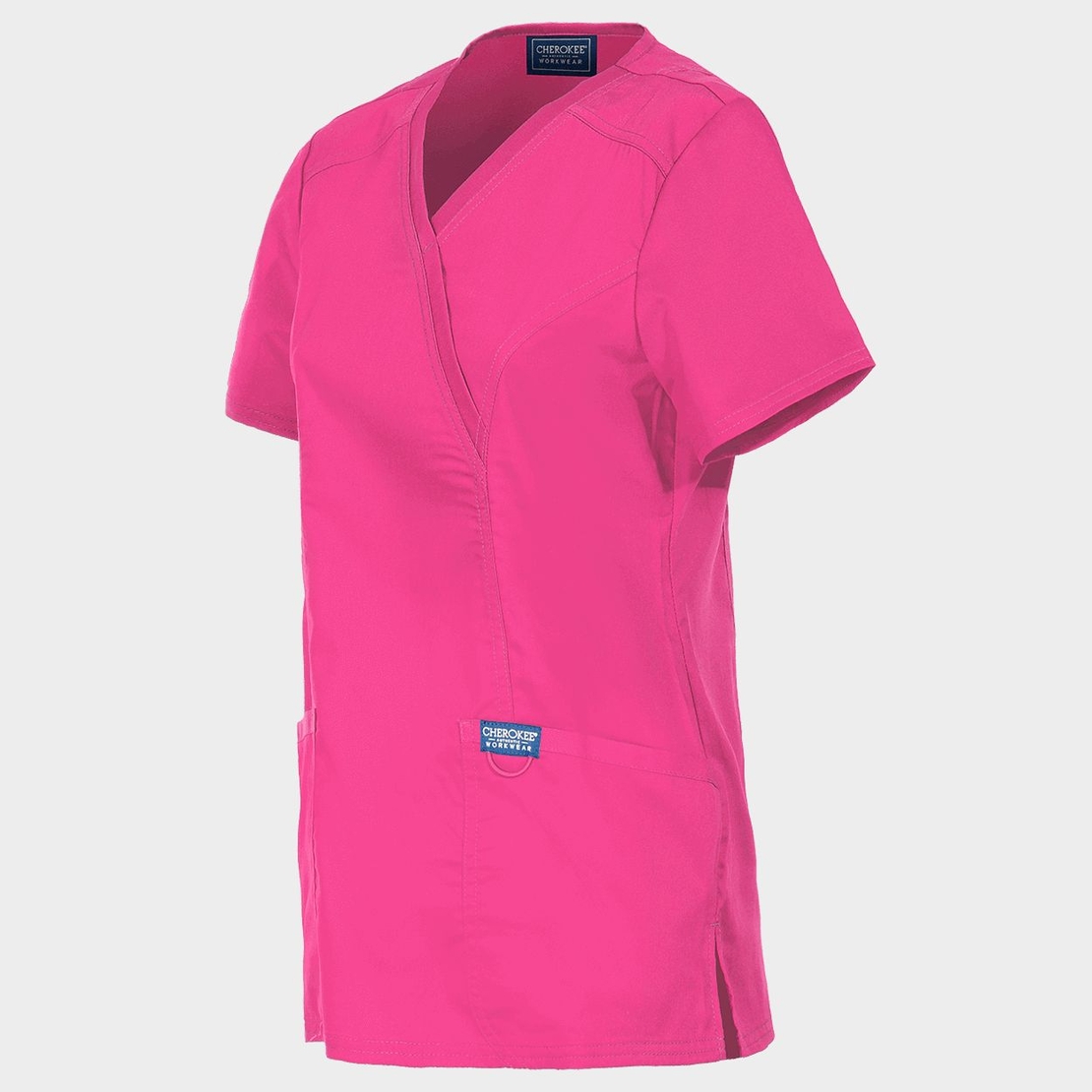 Дамска медицинска туника CHEROKEE WRAP PINK WWE610