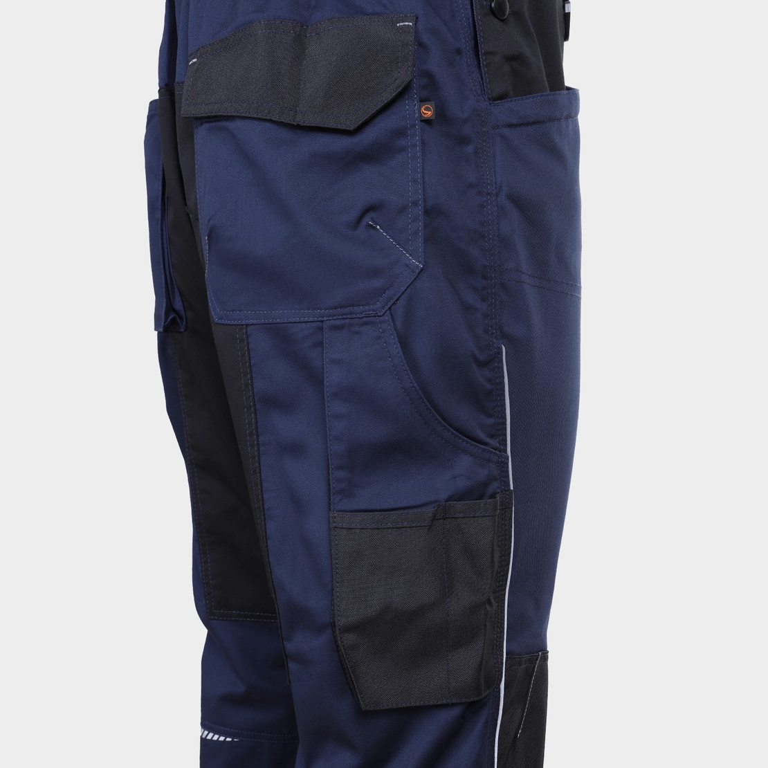 PRISMA SPANDEX NAVY BLUE/BLACK Работен полугащеризон