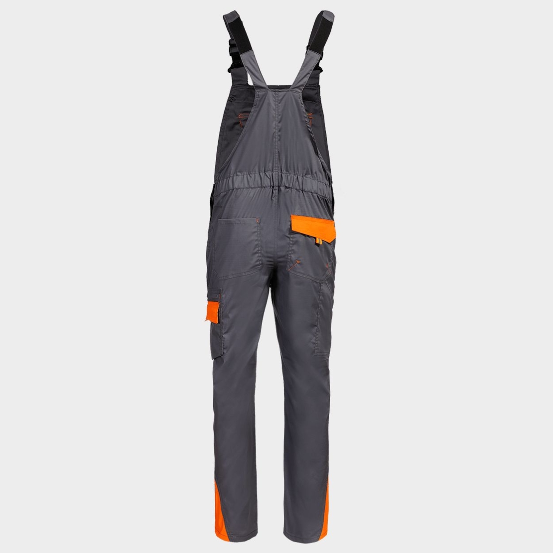 Работен полугащеризон PRISMA LIGHT STRETCH GREY/ORANGE