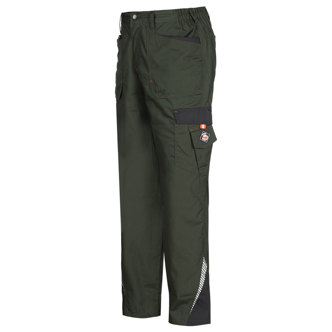 PRISMA SUMMER OLIVE/BLACK Работен панталон