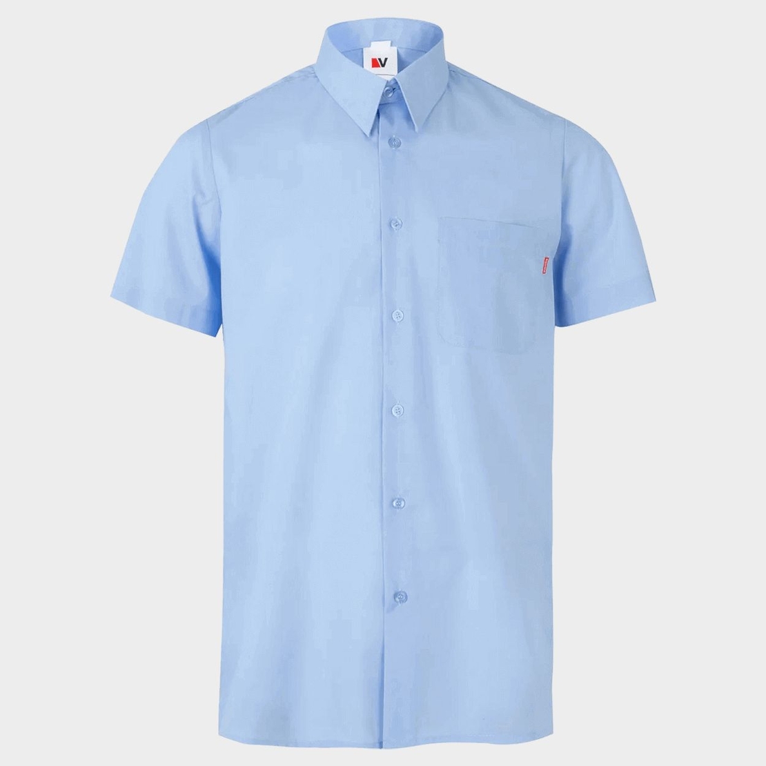 Мъжка риза с къс ръкав VELILLA LIGHT BLUE