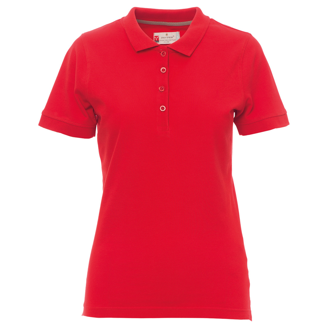 PAYPER VENICE RED Дамска тениска с яка