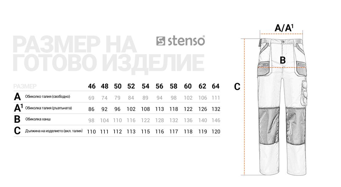 CARGO EM 2.0 (DES-EMERTON 2.0) Работен панталон