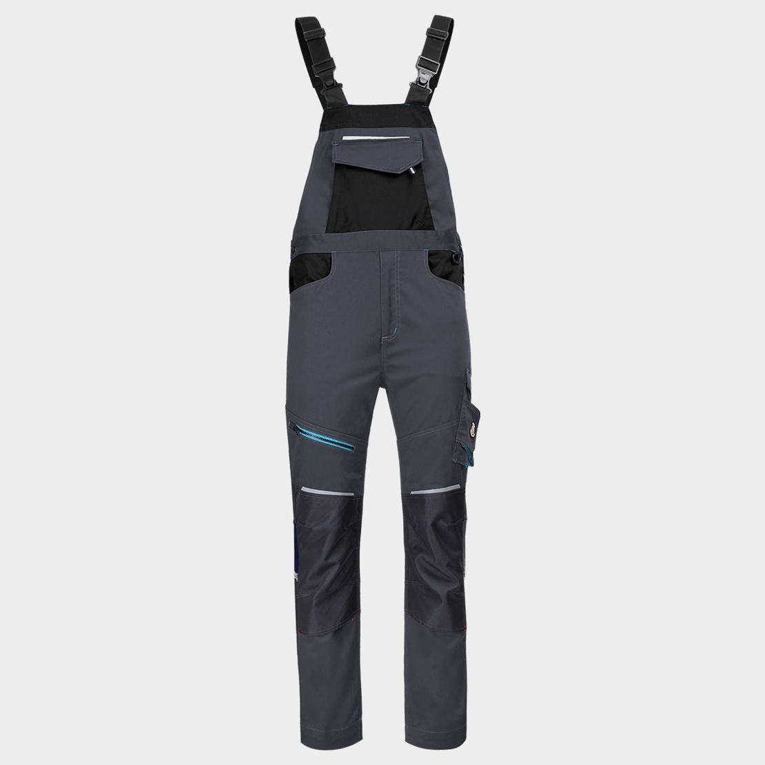 REVOLT 4STRETCH GREY/BLACK/PETROL Работен полугащеризон