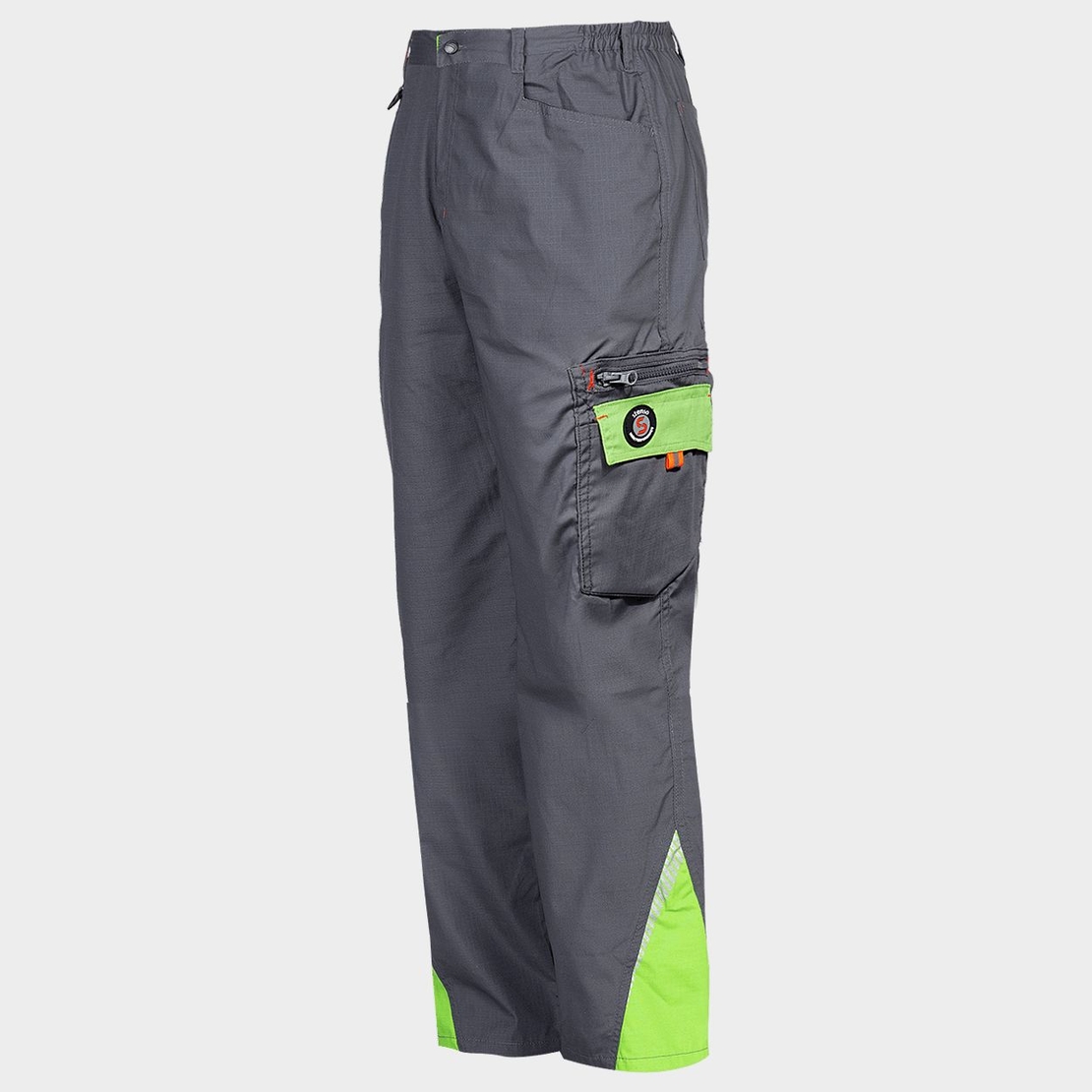 Работен панталон PRISMA LIGHT STRETCH GREY/GREEN