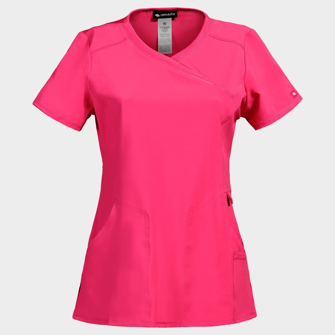 Дамска медицинска туника CHEROKEE WRAP PINK CKE2625A