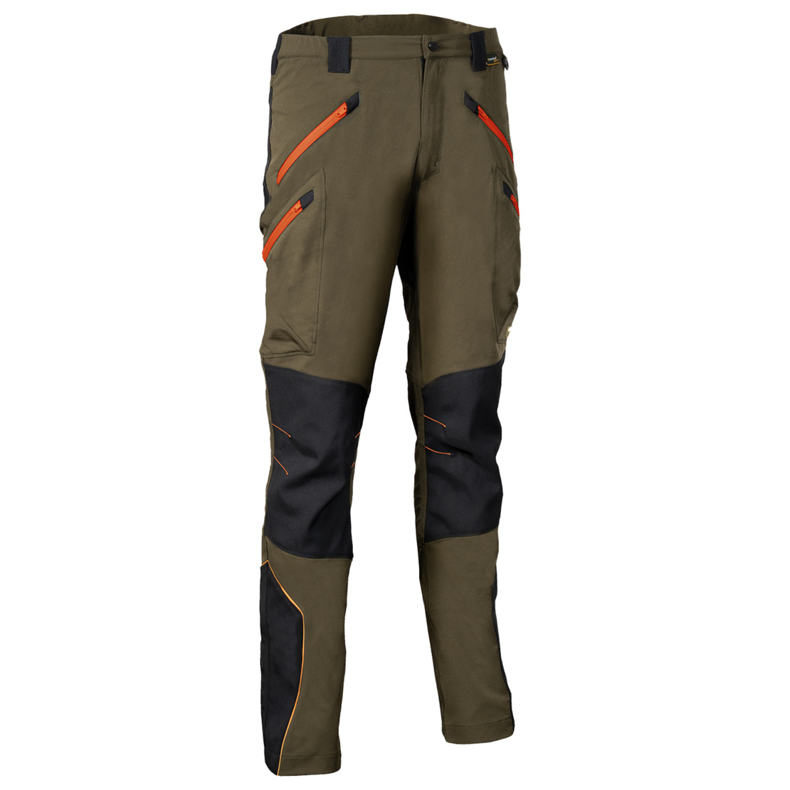 VELTEN BROWN/BLACK/ORANGE Работен панталон