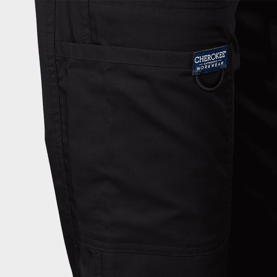 Дамски медицински панталон CHEROKEE MR TAPERED BLACK WWE105