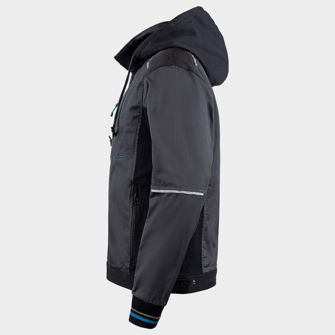 REVOLT 4STRETCH GREY/BLACK/PETROL Работно яке