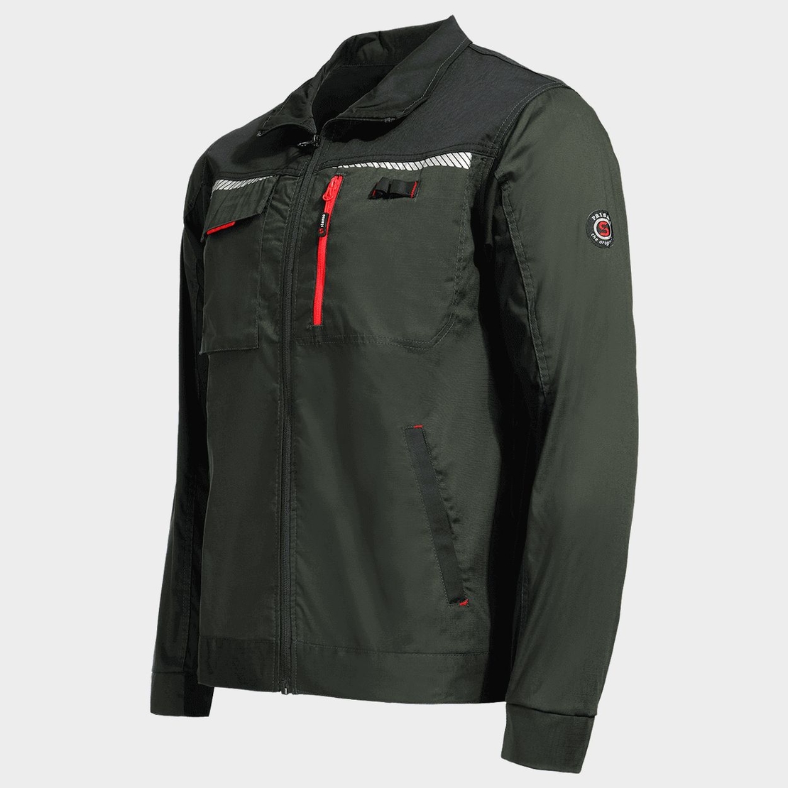 Работно яке PRISMA LIGHT STRETCH OLIVE/BLACK