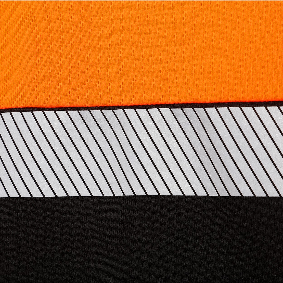 PRISMA HV ORANGE/BLACK Сигнална тениска