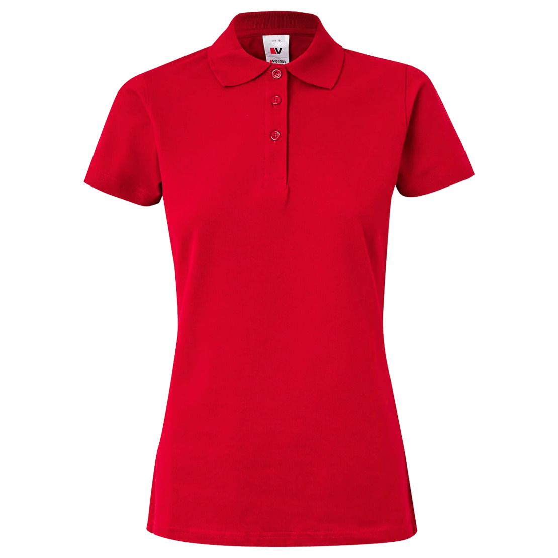 VELILLA RED Дамска тениска с яка