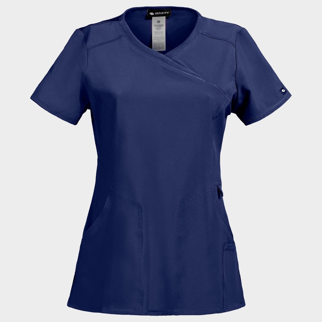 Дамска медицинска туника CHEROKEE WRAP DARK BLUE CKE2625A