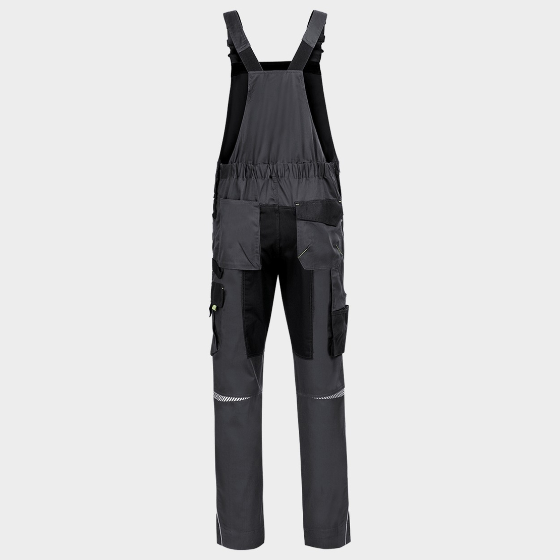 PRISMA SPANDEX GREY/BLACK Работен полугащеризон