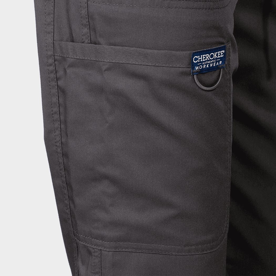 Дамски медицински панталон CHEROKEE MR TAPERED GREY WWE105