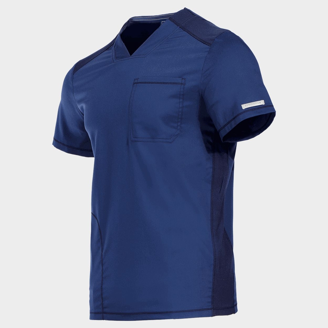 Мъжка медицинска туника CHEROKEE V-NECK DARK BLULE WWE603
