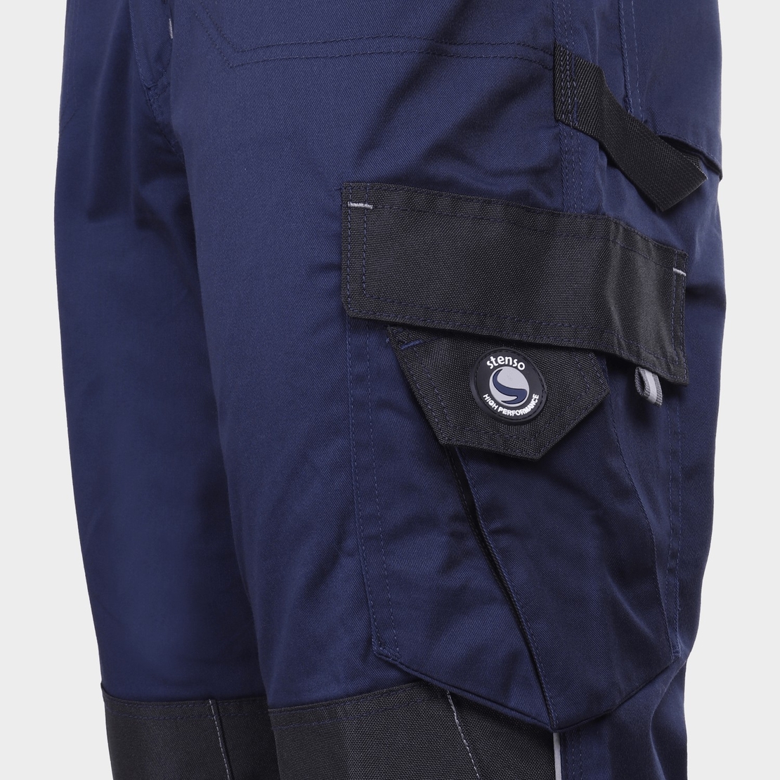 PRISMA SPANDEX NAVY BLUE/BLACK Работен полугащеризон