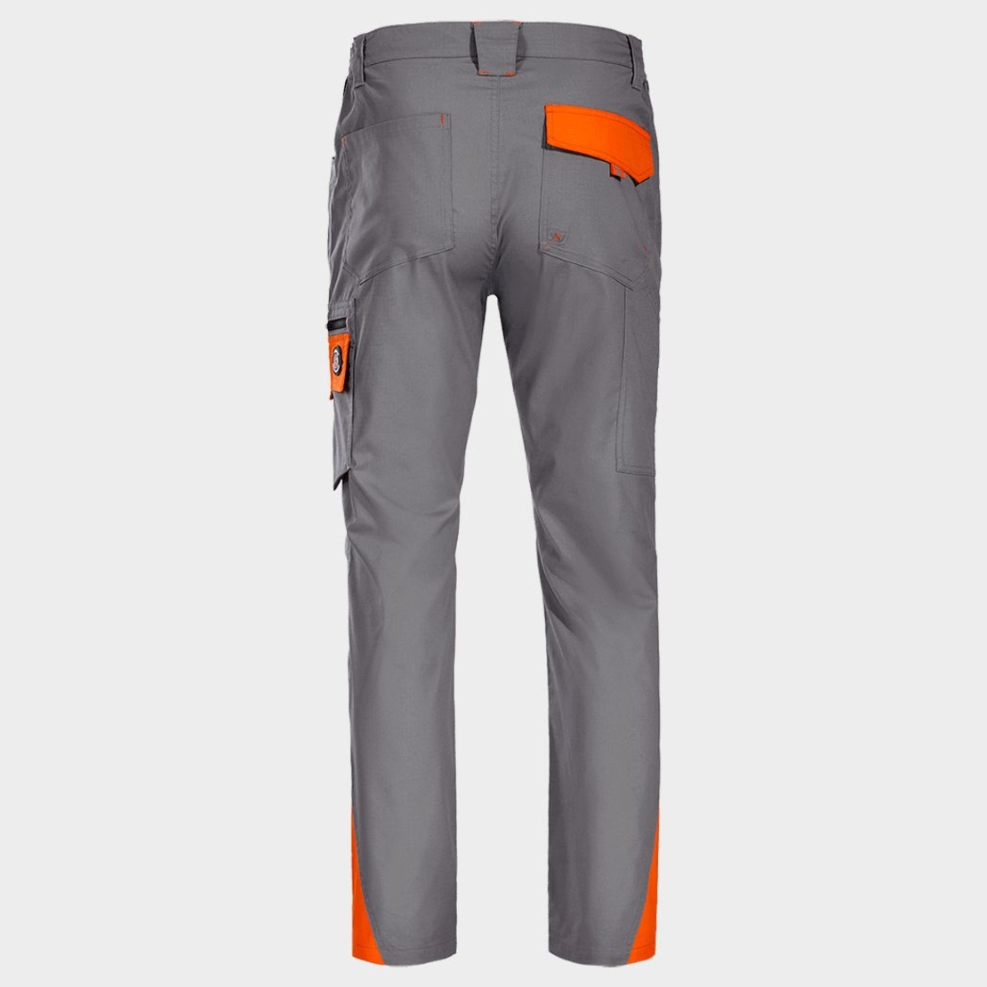 Работен панталон PRISMA LIGHT STRETCH GREY/ORANGE