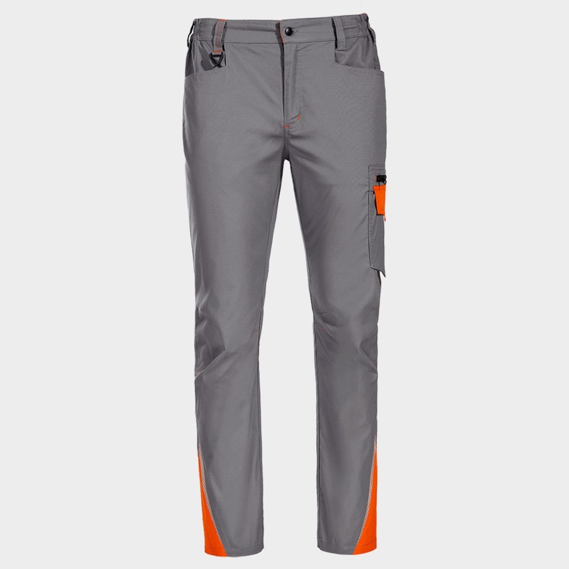 Работен панталон PRISMA LIGHT STRETCH GREY/ORANGE