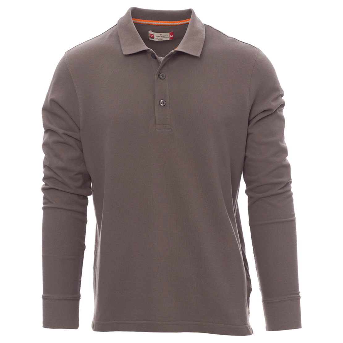 PAYPER FLORENCE DARK GREY Блуза с дълъг ръкав и яка