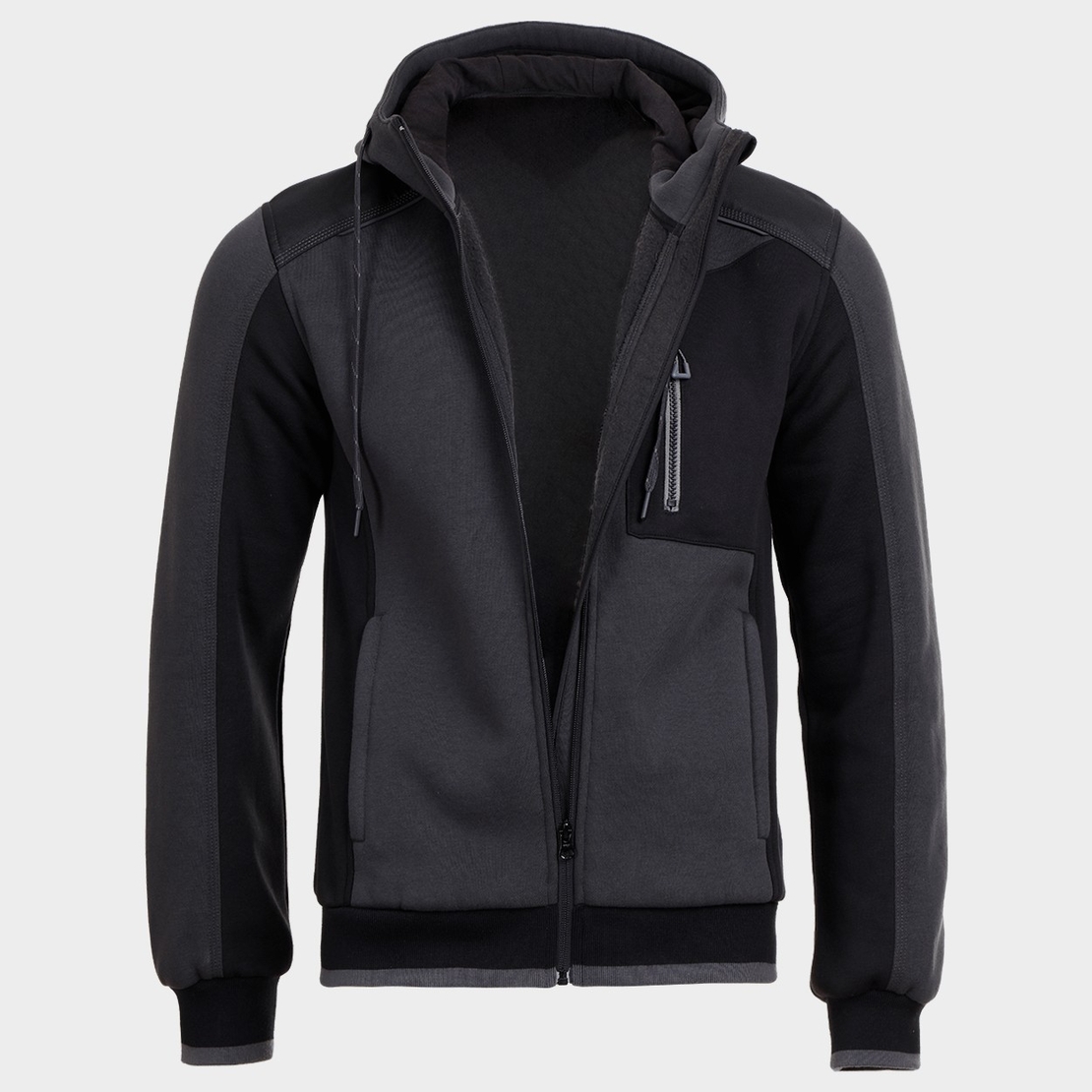 REVOLT GREY/BLACK Суитшърт