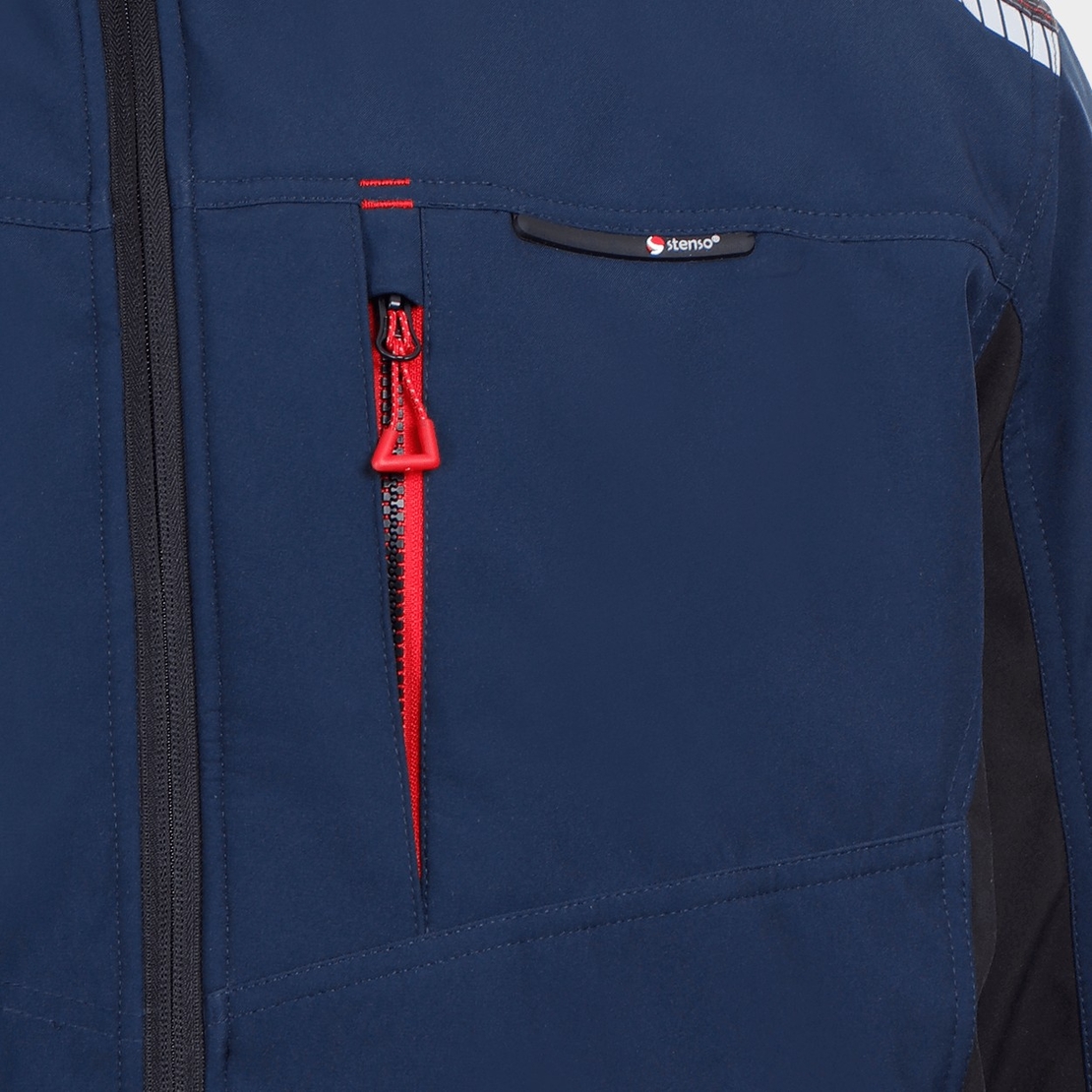 REVOLT SOFTSHELL WINTER NAVY BLUE/BLACK Работно яке