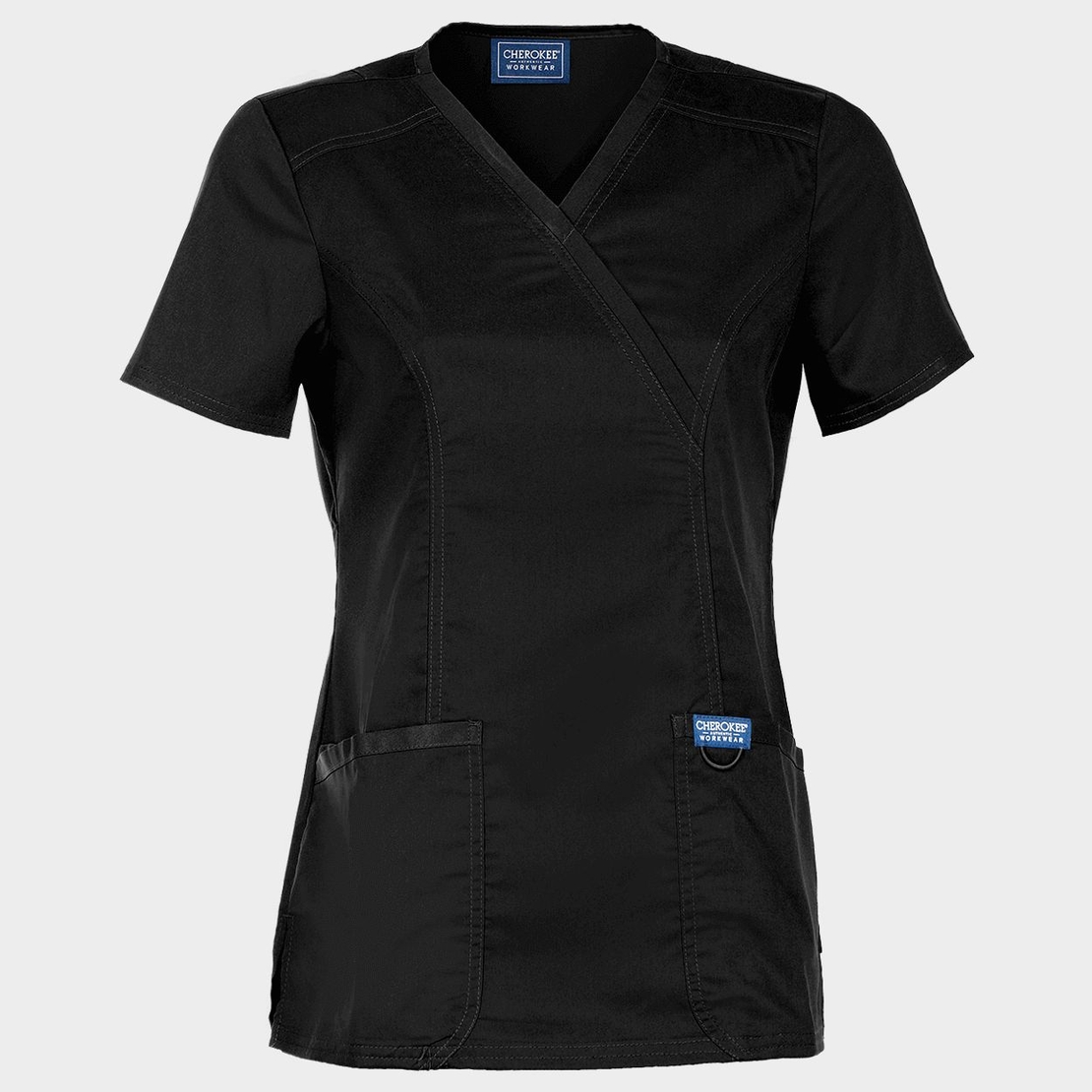 Дамска медицинска туника CHEROKEE WRAP BLACK WWE610