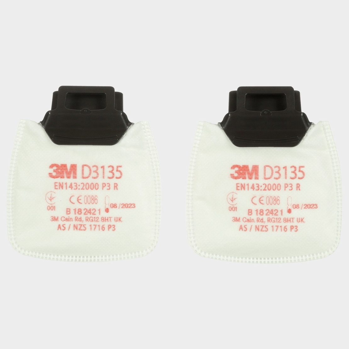 Прахов филтър, чифт 3M Secure Click D3125 P3 R
