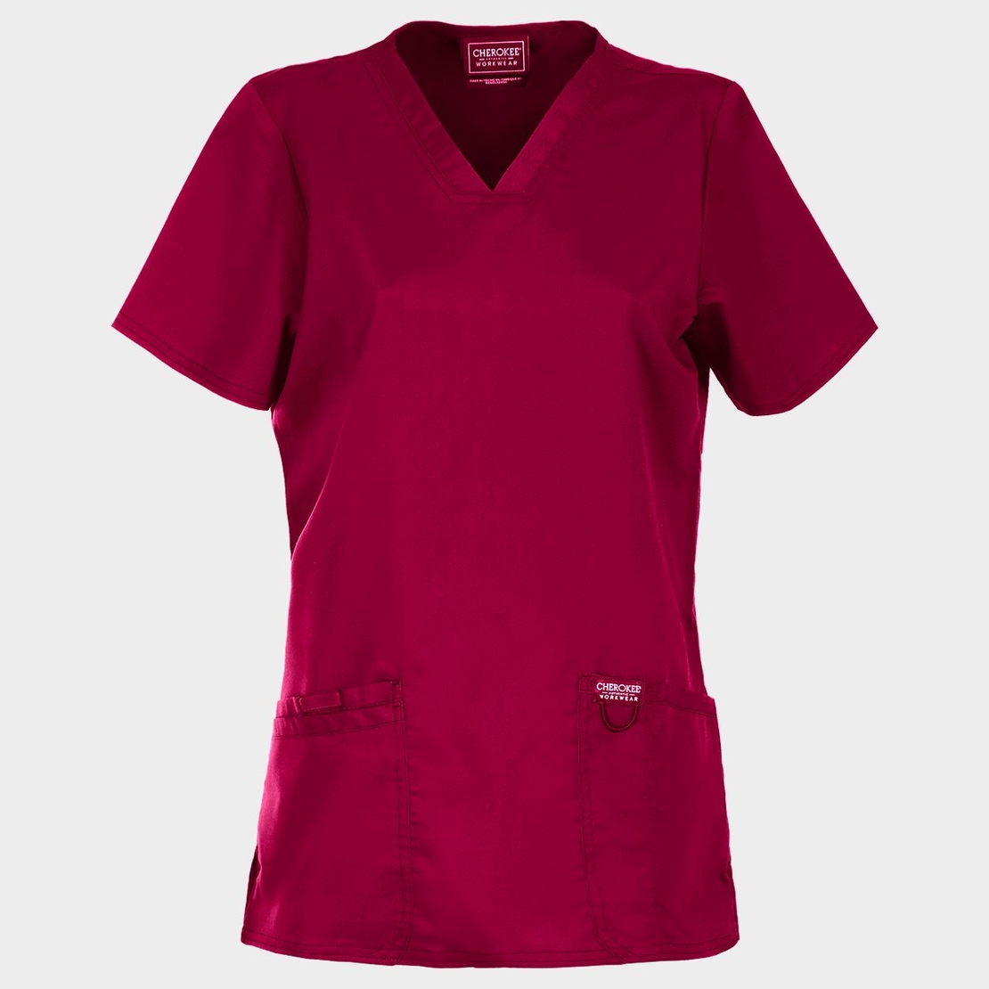 Дамска медицинска туника CHEROKEE V-NECK BURGUNDY WWE620