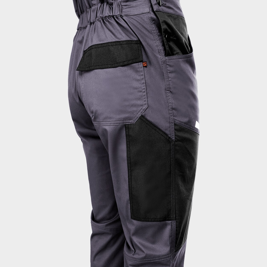 EOS STRETCH LIGHT GREY/DARK GREY Работен полугащеризон
