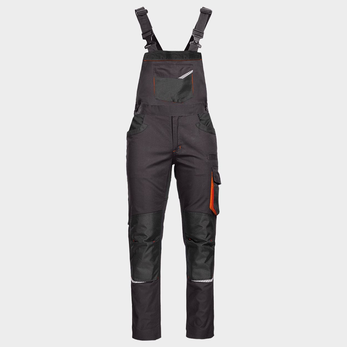 Работен полугащеризон KASTOR STRETCH GREY/ORANGE