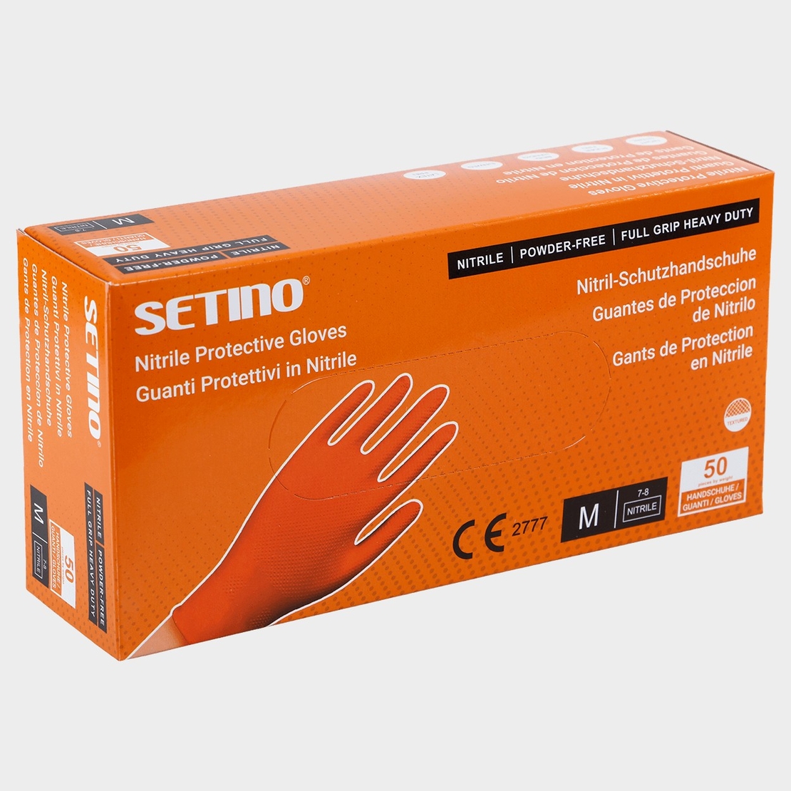 SETINO NITRILE ORANGE Еднократни ръкавици от нитрил