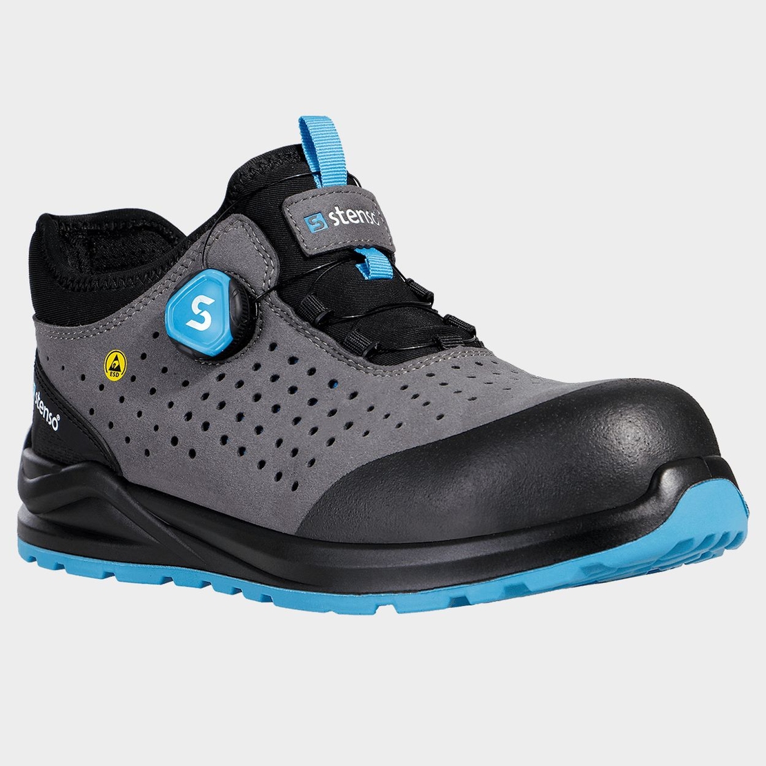 Работни обувки JETT ULTRA S1PS ESD GREY/BLUE