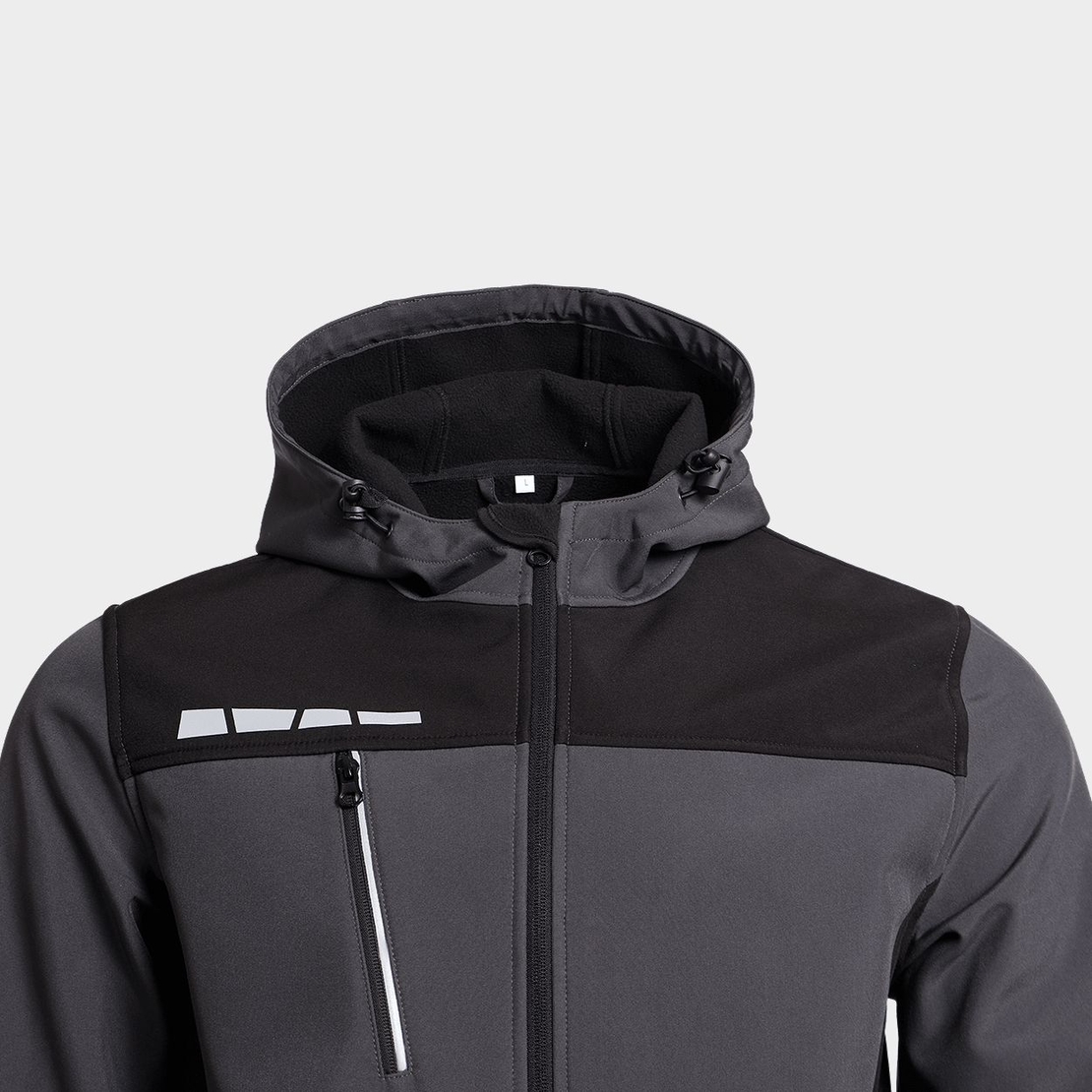 Работно яке RUNE SOFTSHELL GREY/BLACK