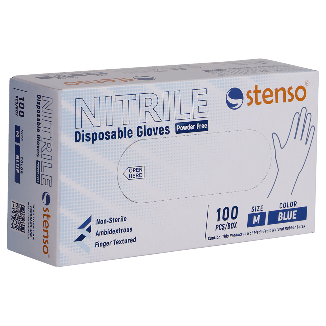 STENSO NITRILE PF - 100 бр. Еднократни ръкавици от нитрил