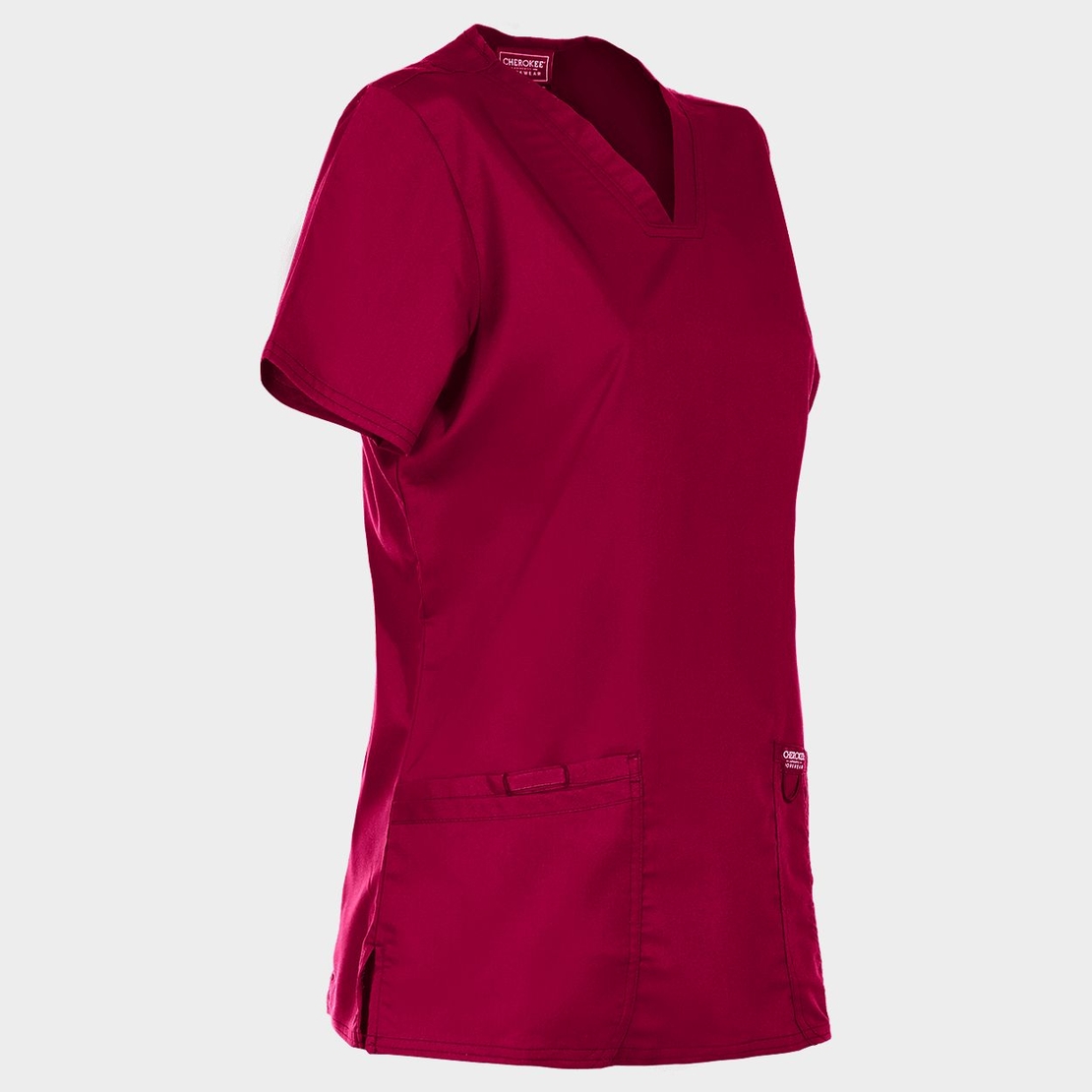 Дамска медицинска туника CHEROKEE V-NECK BURGUNDY WWE620