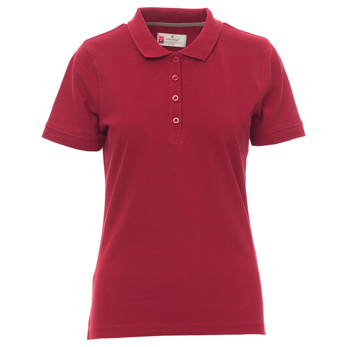 PAYPER VENICE BORDEAUX Дамска тениска с яка