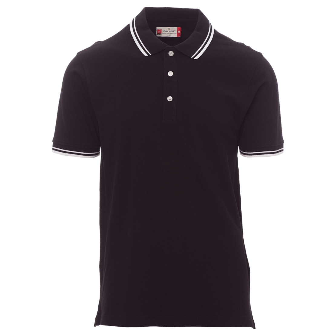 PAYPER SKIPPER BLACK Тениска с яка