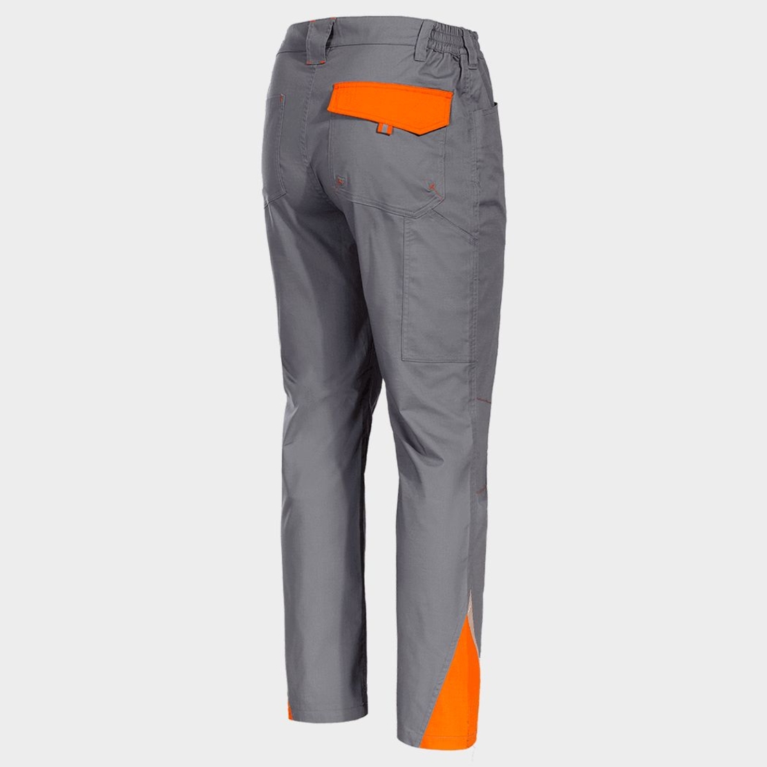 Работен панталон PRISMA LIGHT STRETCH GREY/ORANGE