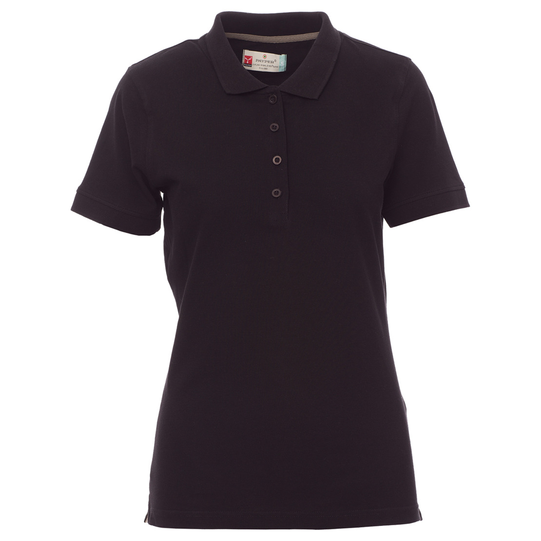 PAYPER VENICE BLACK Дамска тениска с яка
