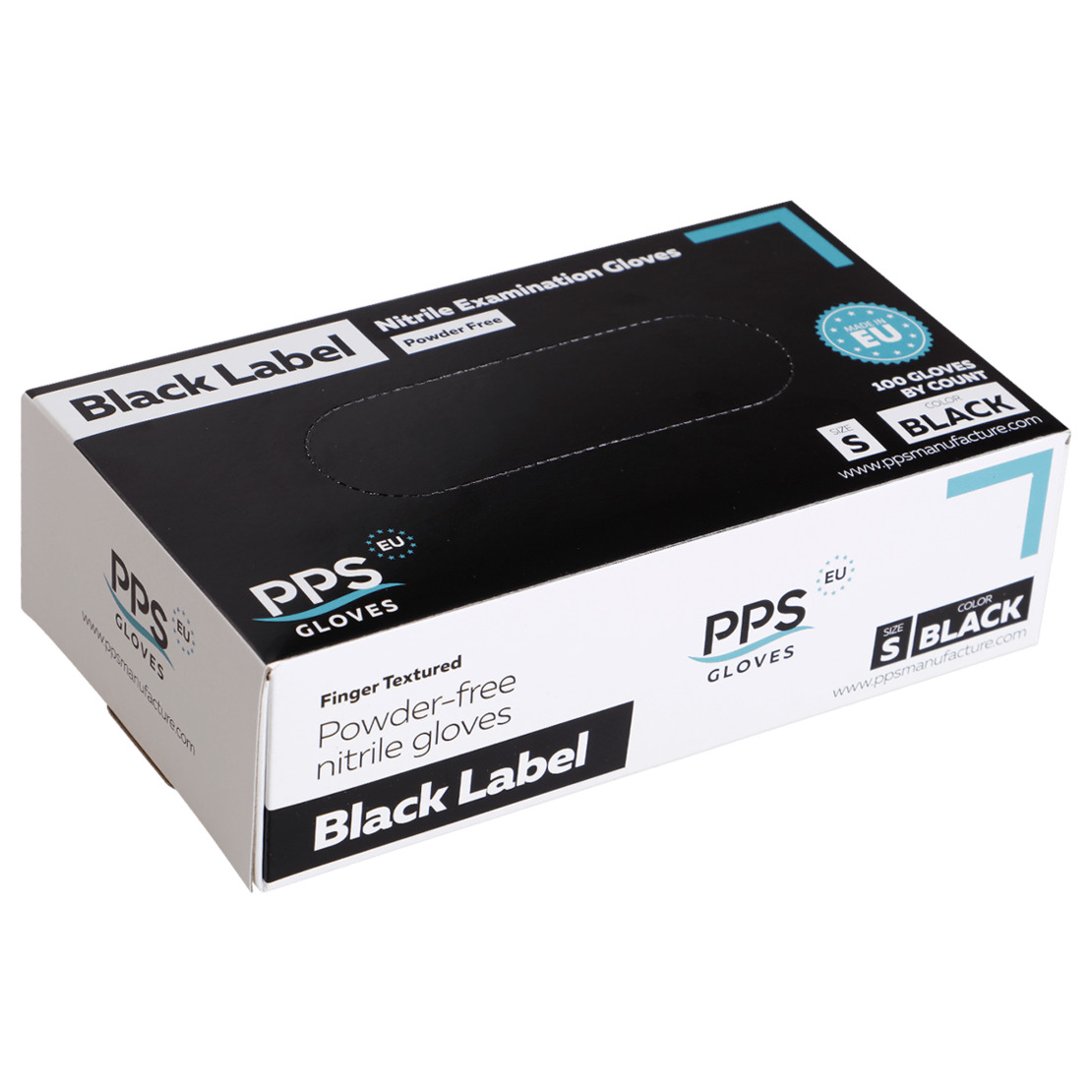 PPS NITRILE BLACK PF Еднократни ръкавици от нитрил