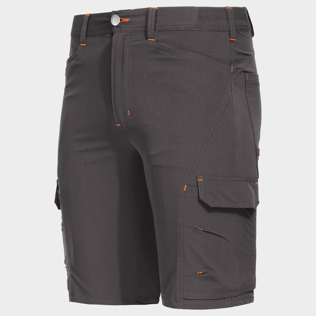 Работен къс панталон VIGOR GREY/ORANGE