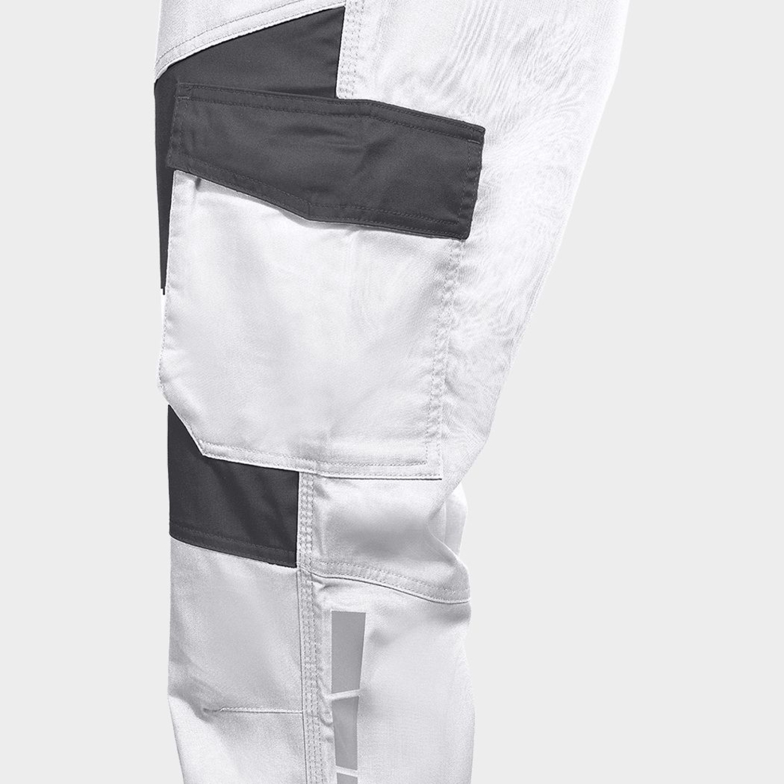 Работен полугащеризон EOS STRETCH WHITE/GREY