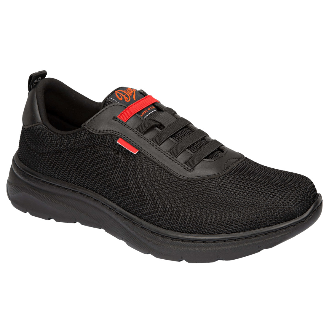 DIAN ALICANTE BLACK/RED O1 FO SRC 3535 Работни обувки