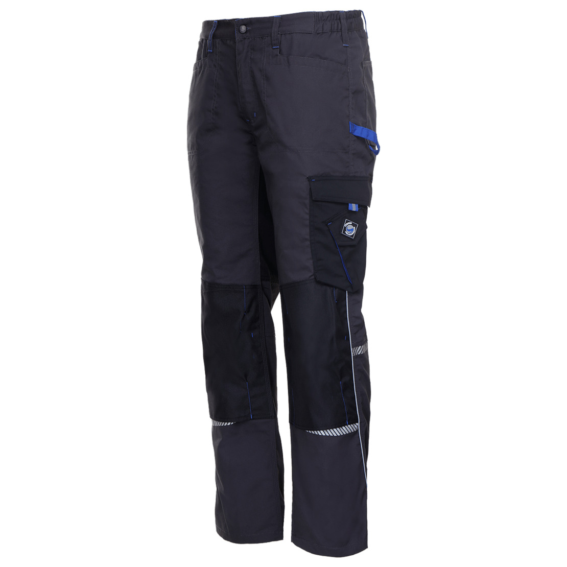 PRISMA GREY/ROYAL BLUE Работен панталон