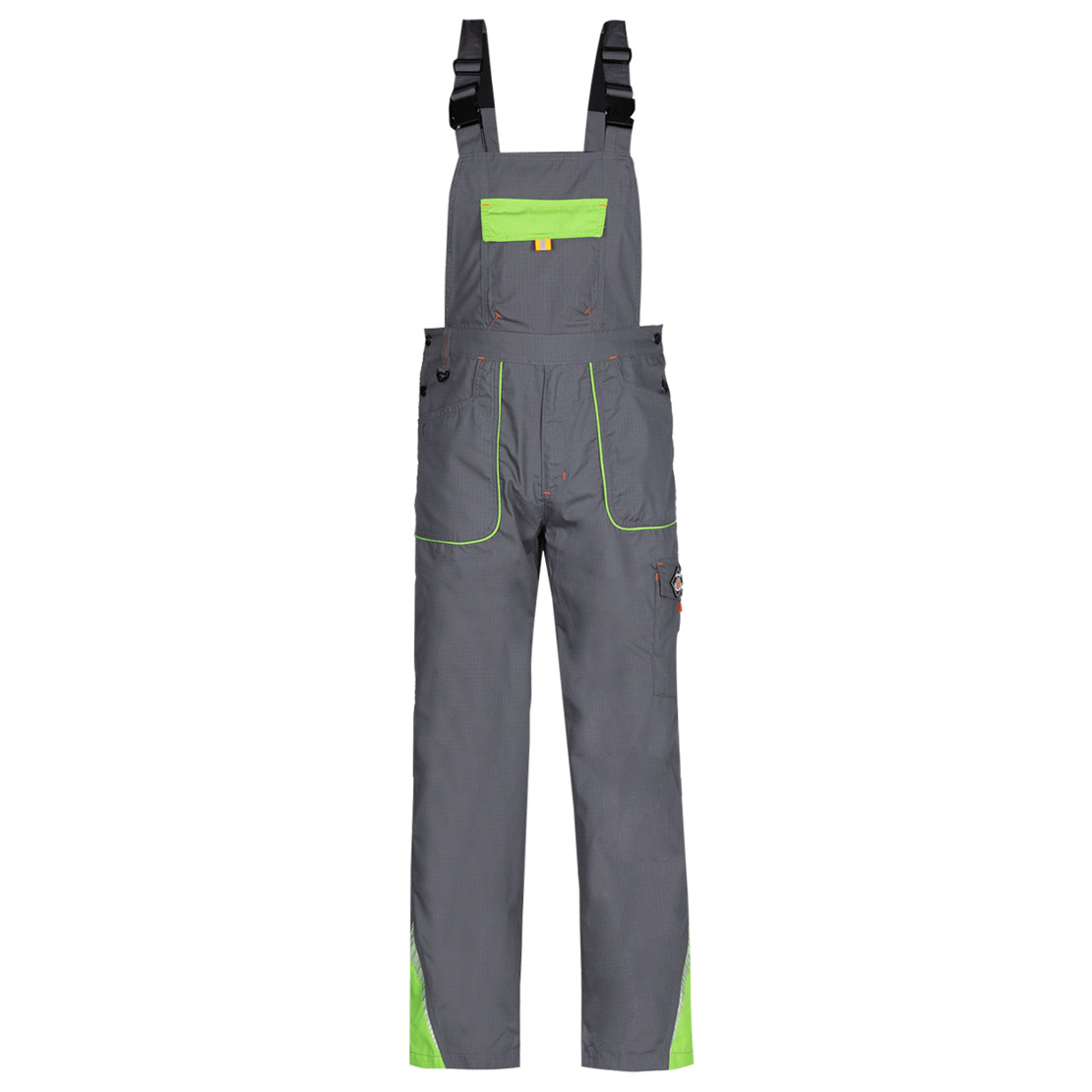 PRISMA SUMMER GREY/GREEN Работен полугащеризон