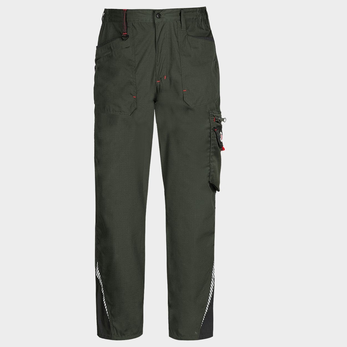 Работен панталон PRISMA LIGHT STRETCH OLIVE/BLACK