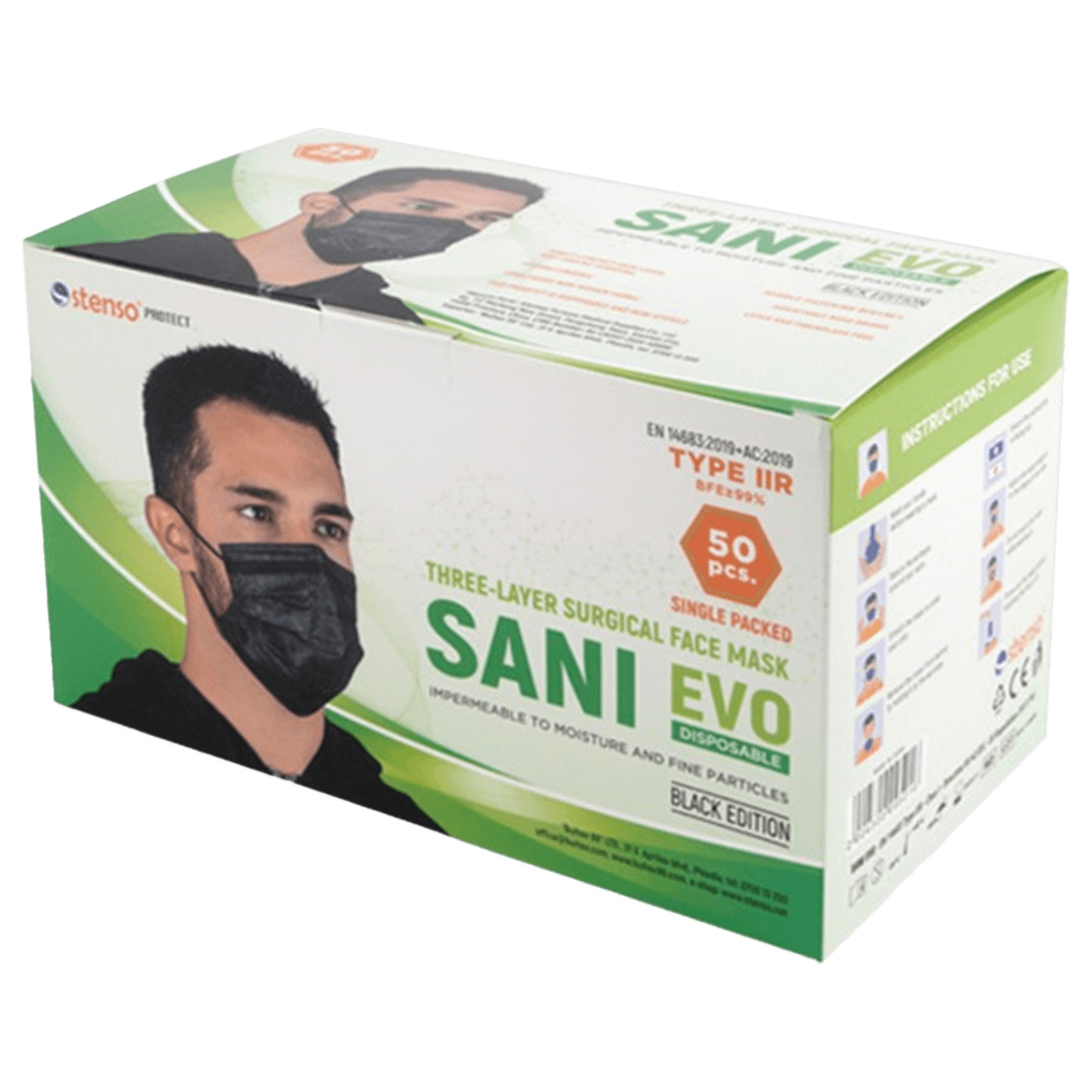 Хирургическа маска SANI EVO TYPE IIR - 50 бр.