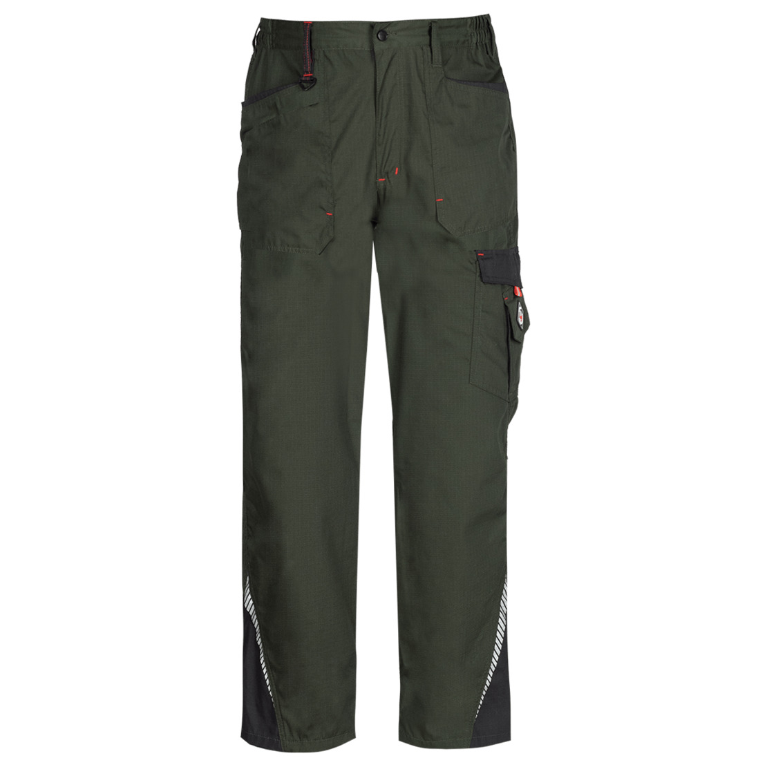PRISMA SUMMER OLIVE/BLACK Работен панталон