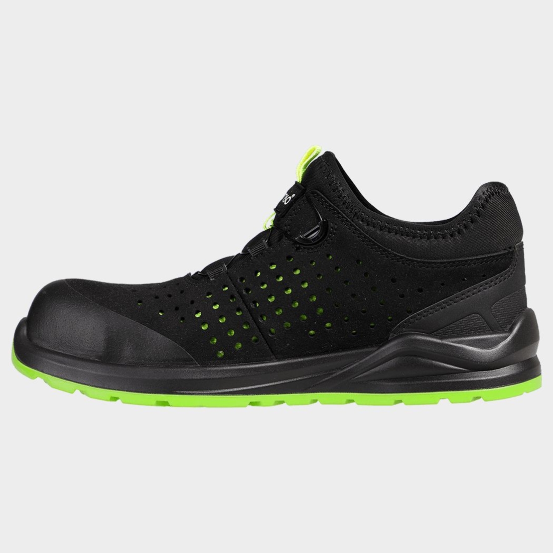 Работни обувки JETT S1PS ESD BLACK/GREEN
